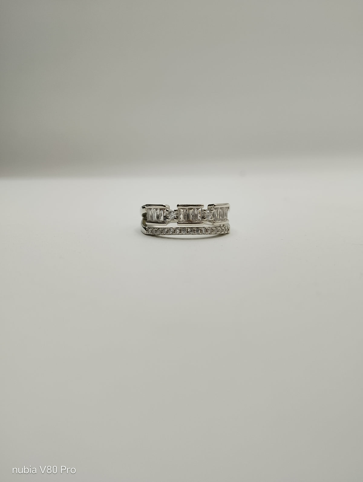 Lunelle Baguette Zircon Ring