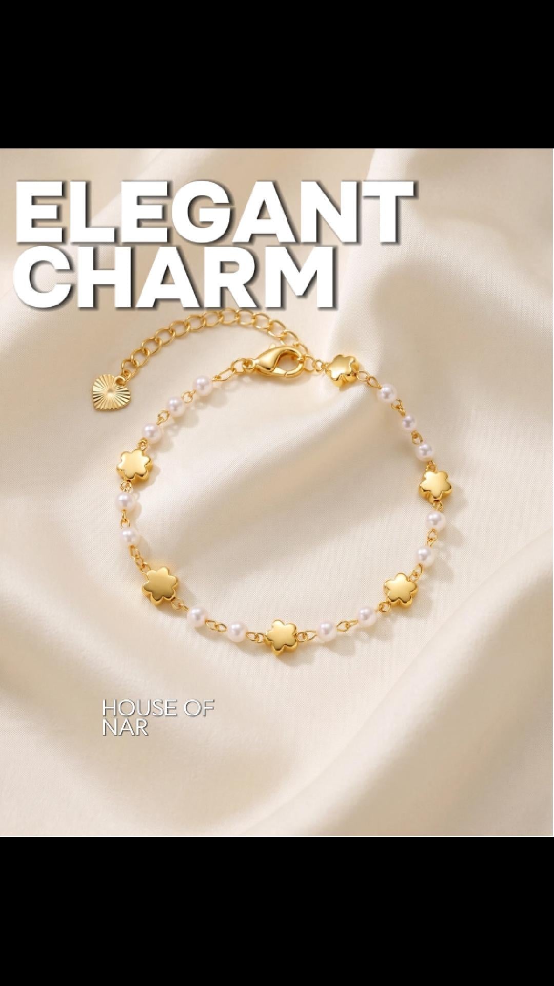 Luna Pearl Bloom Bracelet