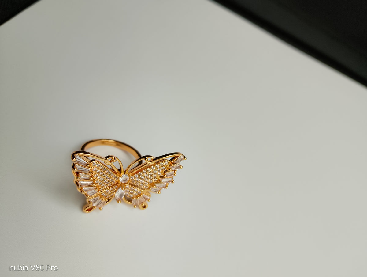 Aurelia Butterfly Ring