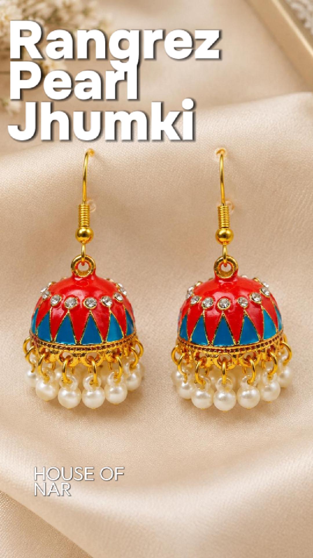 Rangrez Pearl Jhumki