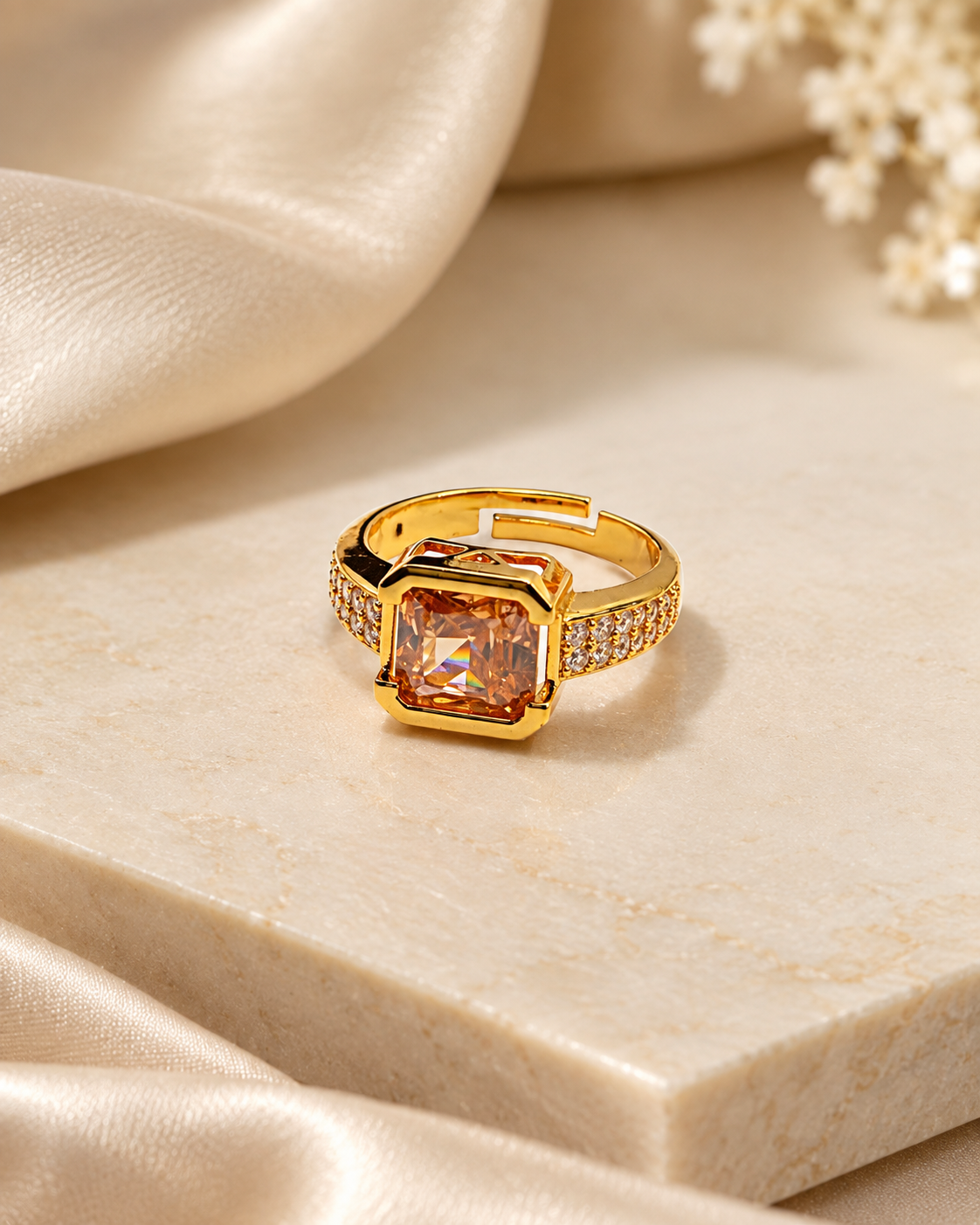Solara Cushion Ring