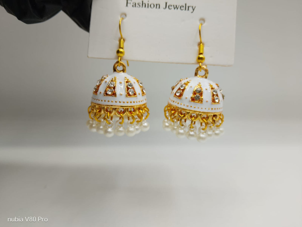 Teal Noor Jhumki