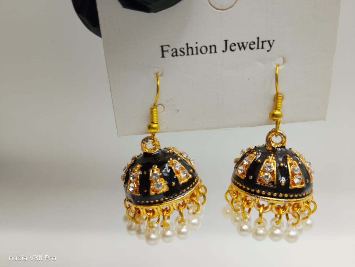 Teal Noor Jhumki