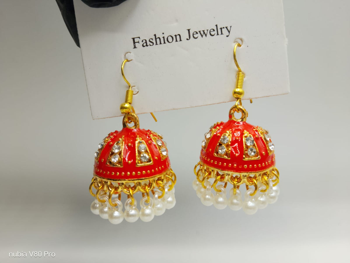 Teal Noor Jhumki