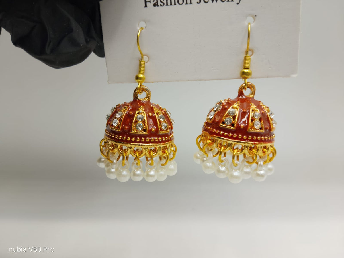 Teal Noor Jhumki