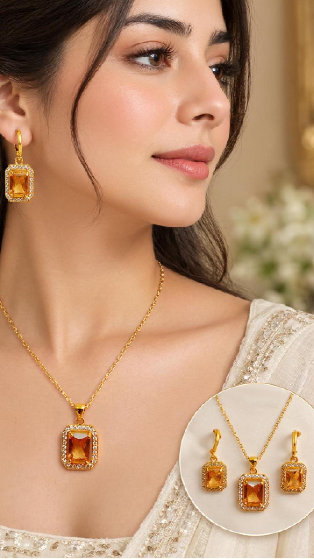 Amber Grace Locket Set